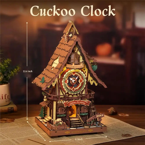 Black Forest Cuckoo Clock – 3D Wooden Puzzle