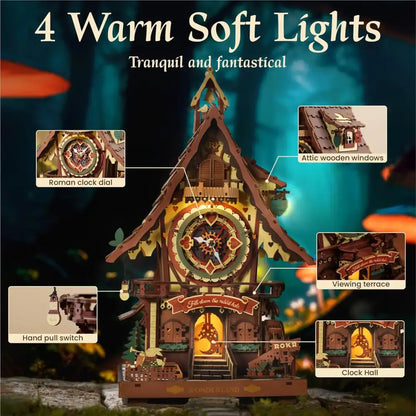 Black Forest Cuckoo Clock – 3D Wooden Puzzle