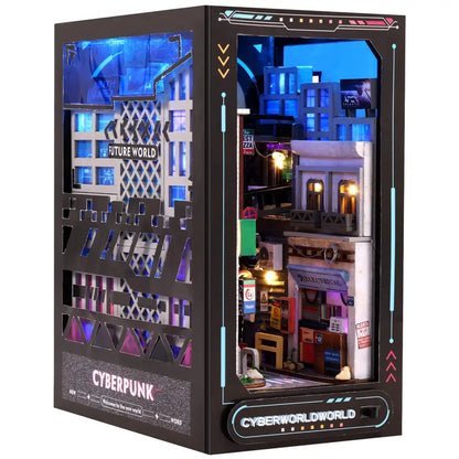 Cyberpunk World DIY Book Nook Kit
