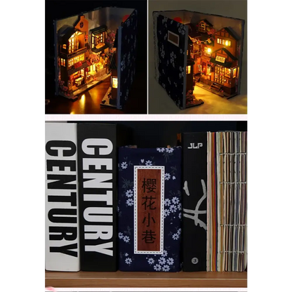 DIY Japanese Sakura Alley Book Nook Kit