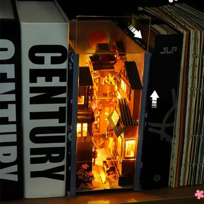 DIY Japanese Sakura Alley Book Nook Kit