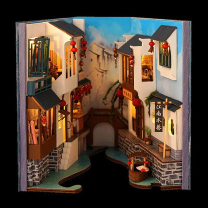 DIY Japanese Sakura Alley Book Nook Kit
