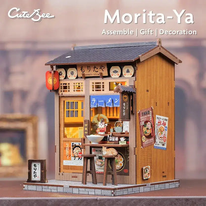DIY Morita-Ya Ramen Shop Book Nook Kit