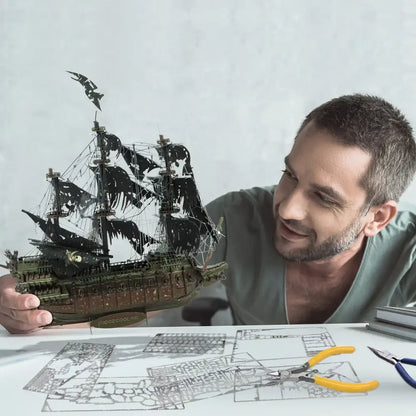 Flying Dutchman – 3D Metal Puzzle Pirate Ship Model