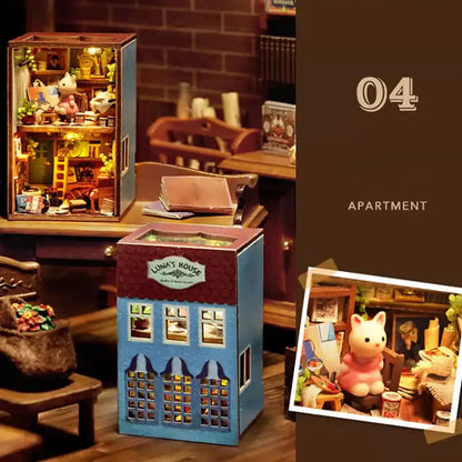 Miniature Dollhouse – Wooden DIY Assembly Kit