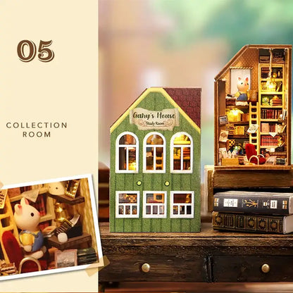 Miniature Dollhouse – Wooden DIY Assembly Kit