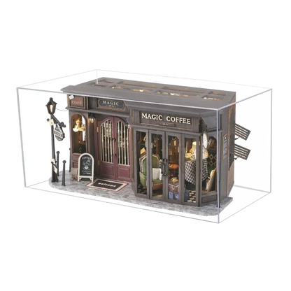 Retro Coffee Shop Book Nook DIY Kit