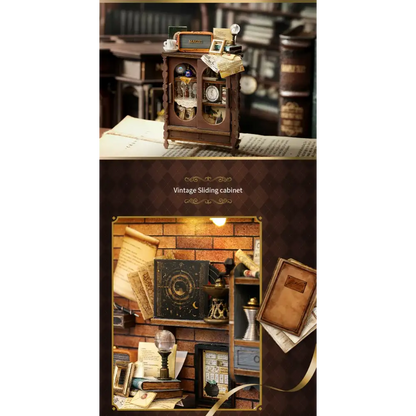Retro Coffee Shop Book Nook DIY Kit