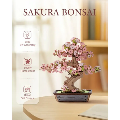 Sakura Bonsai 3D Wooden Puzzle