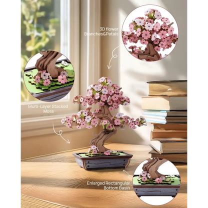 Sakura Bonsai 3D Wooden Puzzle