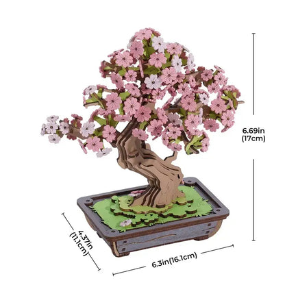 Sakura Bonsai 3D Wooden Puzzle
