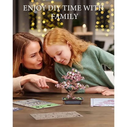 Sakura Bonsai 3D Wooden Puzzle
